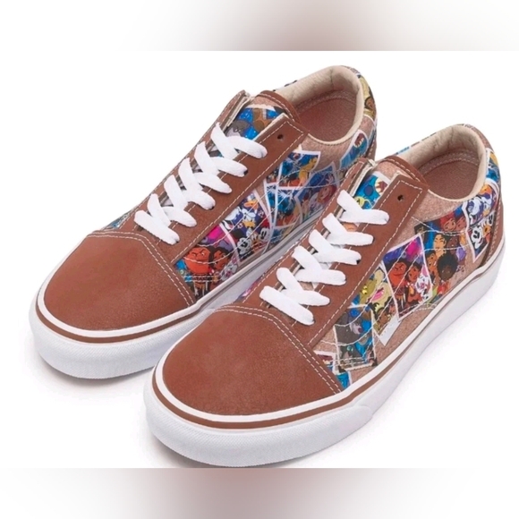 Vans Old Skool Disney 100 Men Size 10sl Scrapbook Mutlicolor 122025 - Picture 2 of 7